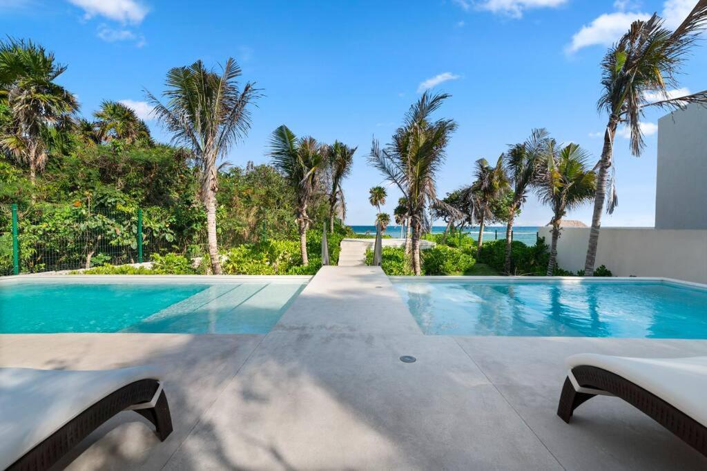 3 Bedroom Luxury Condo Next To Beach & Pools, Ac And Internet Akumal Kültér fotó
